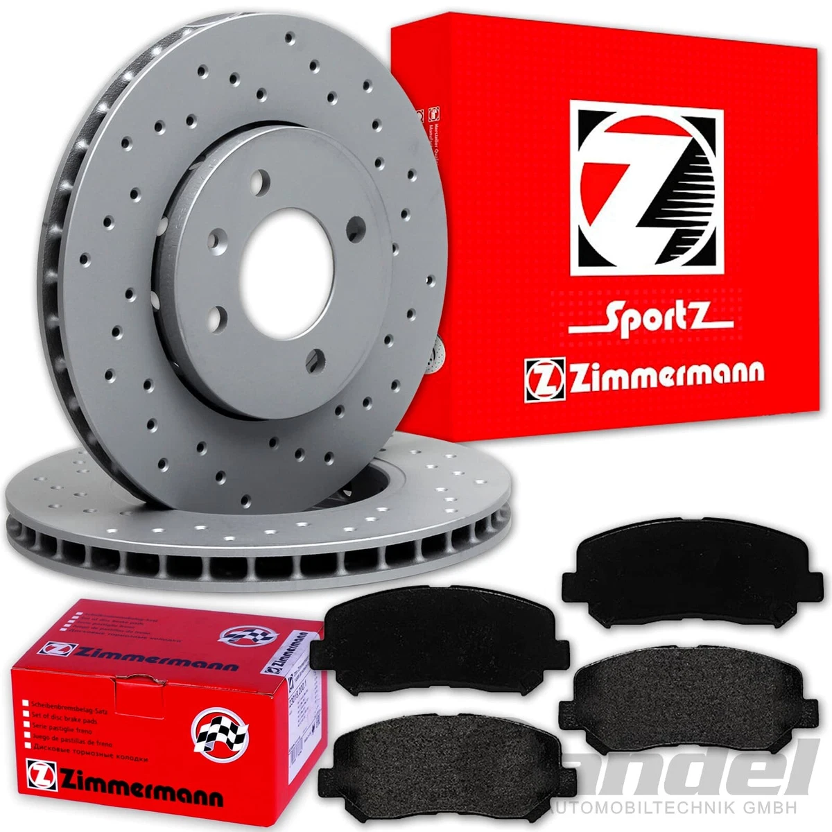 Якісні гальма Zimmermann для SKODA OCTAVIA II Combi (1Z5) — безпека та надійність