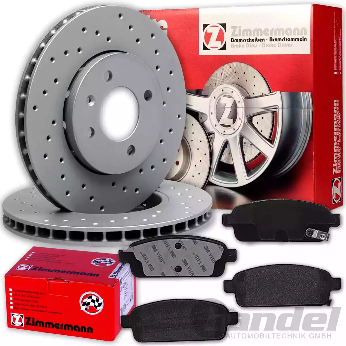 Гальмівні колодки та диски Zimmermann для Ford Focus III 1.6 LPG — надійність та безпека